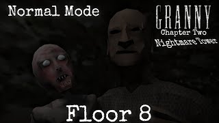 Granny Chapter Two Nightmare Tower | Floor 8 | Normal Mode - Helicopter Escape