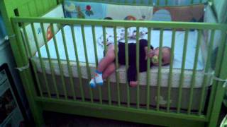 Elijah's Strange Sleeping Position - Sept 23rd