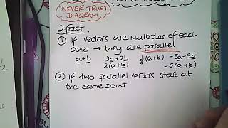 Vectors 3 points on a straight line