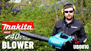 Makita UB001GZ 40V XGT Cordless Blower | Overview & Demonstration