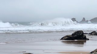 Vagues spectaculaires à la côte sauvage #Quiberon #biggestwaves #ocean #bretagne