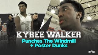 KYREE WALKER IS IN HIS OWN LANE! PUNCHES WINDMILL IN HILLCREST PREP'S BLOWOUT WIN! | Mars Reel