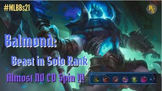 Balmond: Beast in Solo Rank ! KDA 13/4/20 Ikot - ikot lang! | MLBB