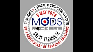 Mods and Rockers at  Great Yarmouth 6th of may 2024