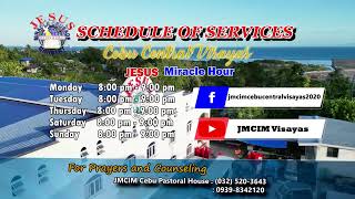 JMCIM CEBU CENTRAL VISAYAS FRIDAY OVERNIGHT SERVICE OCTOBER 31, 2024