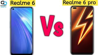 Realme 6 Vs Realme6 pro mobile comparison