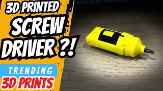 Does a printed screwdriver work? ep24 Trending Prints