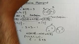 Inclusion Exclusion Principle by Shahzad Ahmed. #discrete_mathematics #bsit #discretestructure