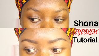 MY REALISTIC EYEBROW TUTORIAL| BEGINNER FRIENDLY| IN SHONA | Tinotenda Gwande| Zimbabwean Youtuber