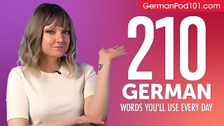 210 German Words You'll Use Every Day - Basic Vocabulary #61