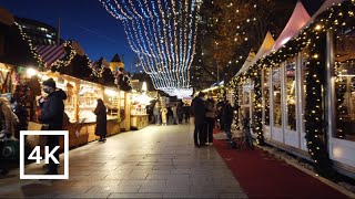 [4K] Berlin - Christmas Market 2021 (Weihnachtsmarkt am Kudamm)