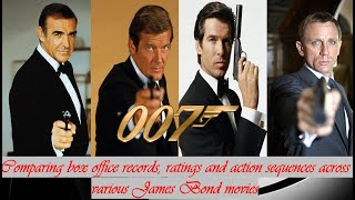 James Bond  007 - comparing various Bonds movies, rating, awards and box office | Daniel Craig