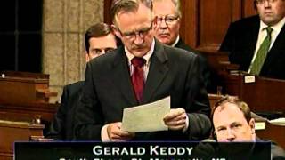 Gerald Keddy MP - Member's Statement - September 22, 2011