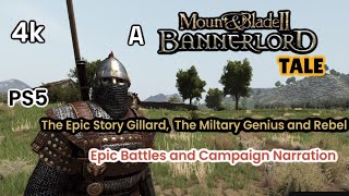 A Mount and Blade 2 Bannerlord Tale PS5 - The Epic Story of Gilvard the REBEL / Epic Battles Tactics