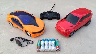 Remote control rc racing car unboxing and testing Rc rechargeable car unboxing