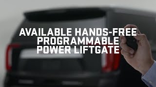 Next Generation GMC Yukon | How-To – Available Hands-Free Programmable Power Liftgate | GMC