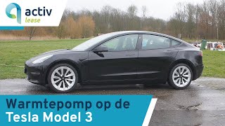 De Tesla Model 3 (2021) heeft nóg meer actieradius dankzij een warmtepomp