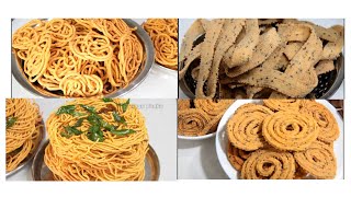 Must Try Simple & Easy Diwali Snacks Recipes | Deepavali Snacks Recipes | Instant Diwali Snacks