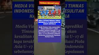 Media Vietnam prediksi, timnas Indonesia akan kesulitan hadapi Australia #ytshorts