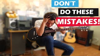 10 MISTAKES ANY BEGINNER GUITARIST SHOULD AVOID!