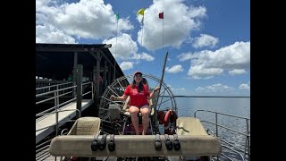 Airboat Tour At Wild Florida| Gator Park| Lunch at Voodoo Bayou