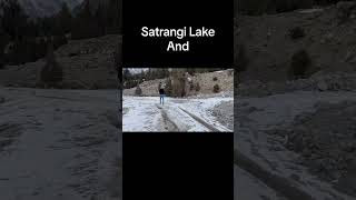 Travelling start from NALTAR VALLEY to SATRANGI LAKE AND BLUE LAKE ICE COVERED ROAD