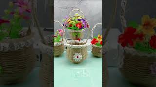 DIY Crafts Cute Vase Decoration /DIY Hemp Crafts/DIY Home Decor Crafts/DIY Room Decor Crafts