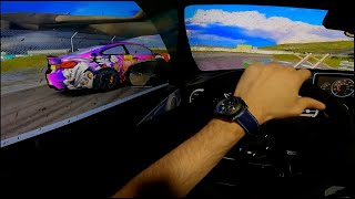 Assetto Corsa Drift in Triple Screen - GoPro POV