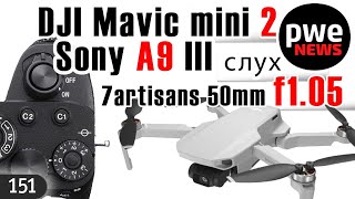 PWE News #151 | DJI Mavic Mini 2 | Cлух о Sony А9 III | Canon RF 50mm и RF 70-200mm