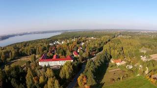 Aerial video above Girionys, drone DJI Phantom, 00491, KMAIK, Kaunas region, Lithuania