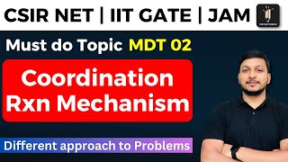 Coordination Reaction Mechanism (with Questions) CSIR NET IIT GATE SET IIT JAM