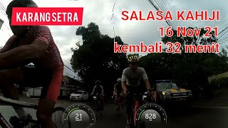 Salasa Kahiji 16 November 2021 balap sepeda tanjakan, team MULA Cycling batal tampil.