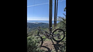 20220109 - Rancho Corral de Tierra - Spine Trail from North Peak -  MTB 2021 Stumpjumper EVO Comp