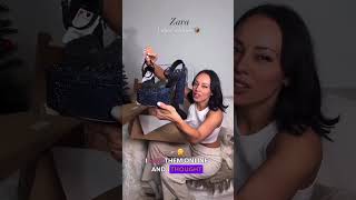 Zara unboxing #yuliabrychkovska #losangeles #unboxingvideo #fashioninfluencer #highheelshoes