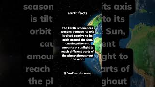 Seasons Unveiled: Understanding Earth's Natural Cycle #shorts #universefacts #subscribe