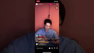 서강준 인스타 라이브 soe kang jun instagram live