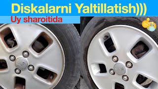 Diskalarni Uy sharoitida tozalash! Suv, Ximikat, Shetka va Machalka kerak!