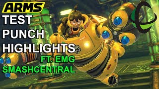 ARMS Global Test Punch Round 1 Highlights featuring EMG Smash Central