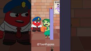 Help Anger Policeman Search Visitors | Inside Out 2 #insideout2#shots #youtubeshorts