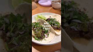 Beef Tongue Tacos