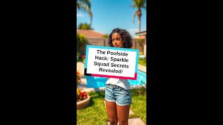 The Poolside Hack: Sparkle Squad Secrets Revealed! #pool #shorts