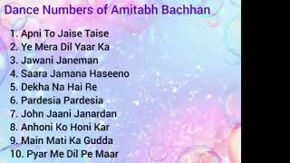 TOP 10 SONGS OF AMITABH BACHCHAN  ||  Amitabh Bachchan hits