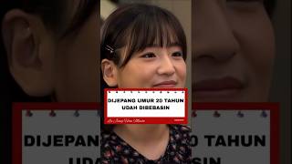 umur 20 tahun sudah dianggap dewasa dan bisa menentukan arah hidupnya sendiri #haruka #jepang #fyp