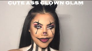 Halloween clown glam