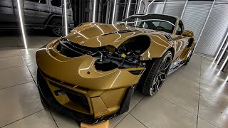 Porsche VIRUS GOLD EDITION для Porsche 911 991 от SCL GLOBAL Concept - Процесс установки