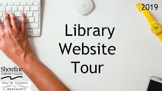 Shoreline Library Website Tour 2019