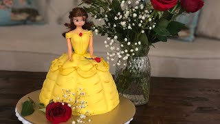 Belle doll cake