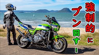 夏場の冷却水温対策！ラジエターファン強制稼働スイッチ取付！ZRX1100 1200R