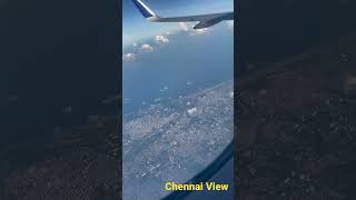 View of Chennai city #chennaiview #aeroplaneview