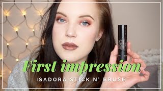 FIRST IMPRESSION: Isadora Stick 'n Brush Foundation